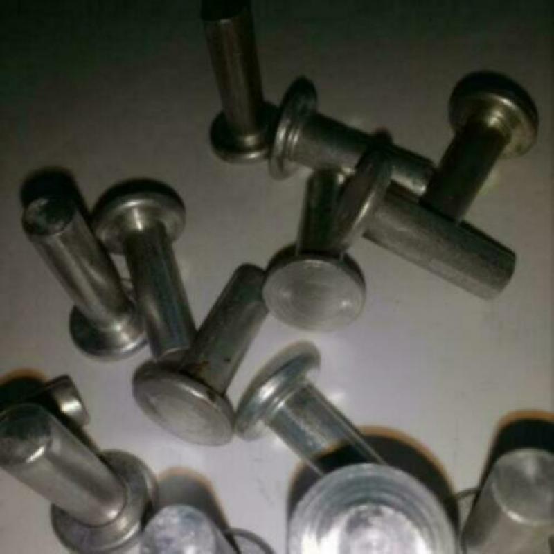 50 ST ALUMINIUM, HALF HOLLE, DIN 661, KLINKNAGELS, 7x 20 mm