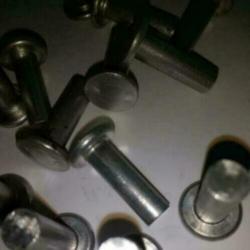 50 ST ALUMINIUM, HALF HOLLE, DIN 661, KLINKNAGELS, 7x 20 mm