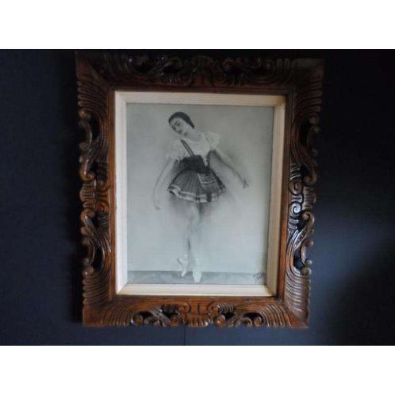 Prima Ballerina Alicia Alonso uit Cuba tekening 1952 ballet.