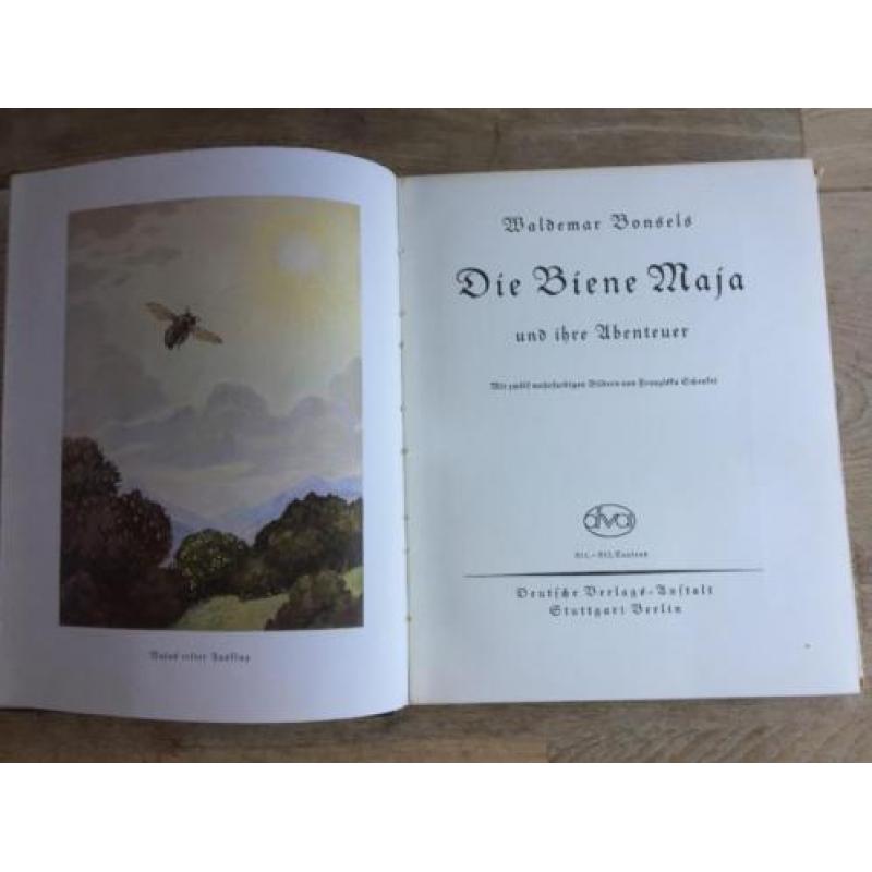 Waldemar Bonsels Die Biene Maja 1912 met 12 illustraties