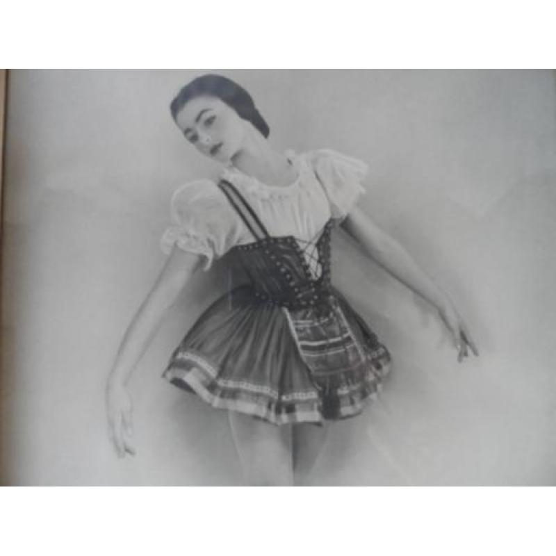 Prima Ballerina Alicia Alonso uit Cuba tekening 1952 ballet.