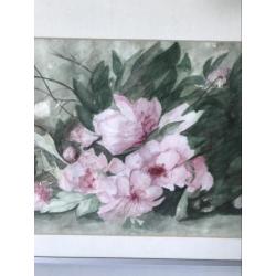 Mooi Bloem aquarel in aanbieding 42x32 cm