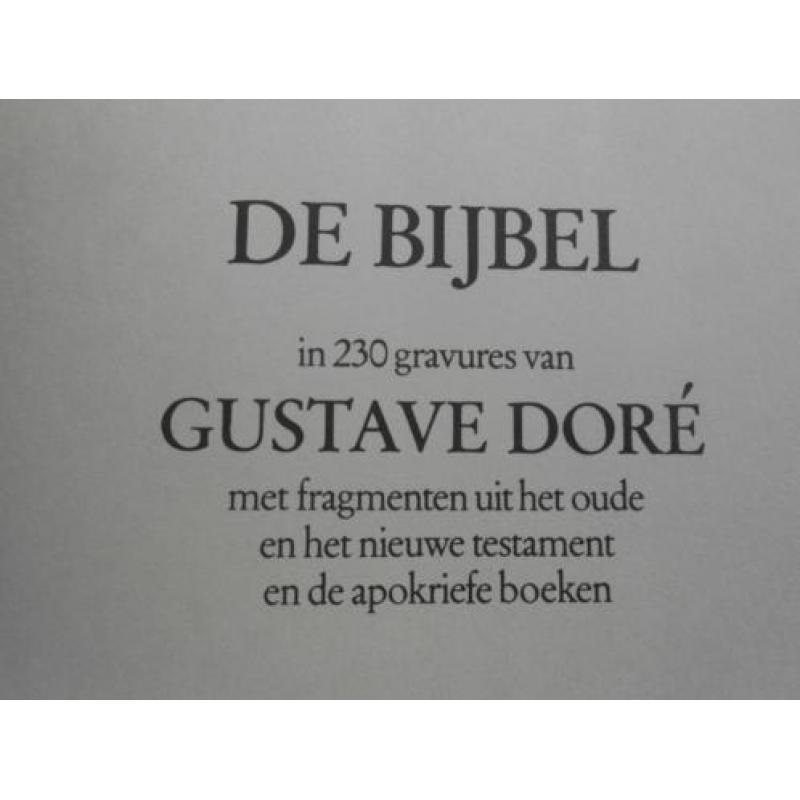 Bijbel met 230 gravures van Gustave Doré