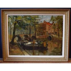 ==AMSTERDAM =op de gracht====Jan Korthals 1916-1972===