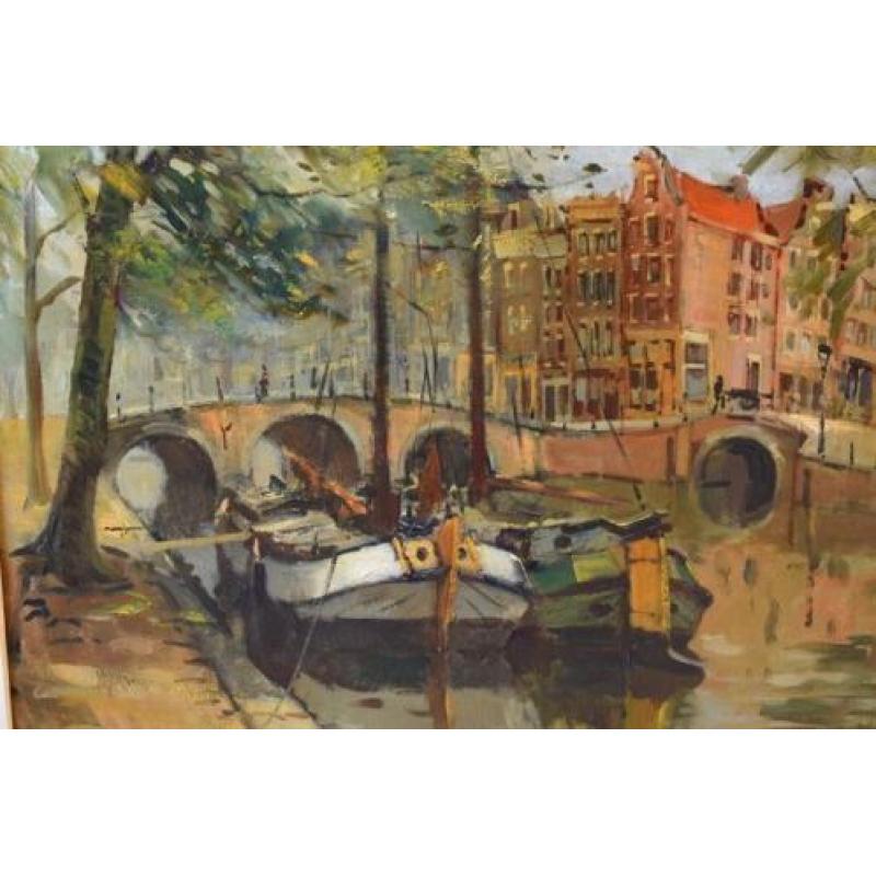 ==AMSTERDAM =op de gracht====Jan Korthals 1916-1972===