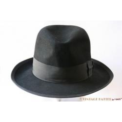 originele Vintage Gleufhoed Stetson zwart 56