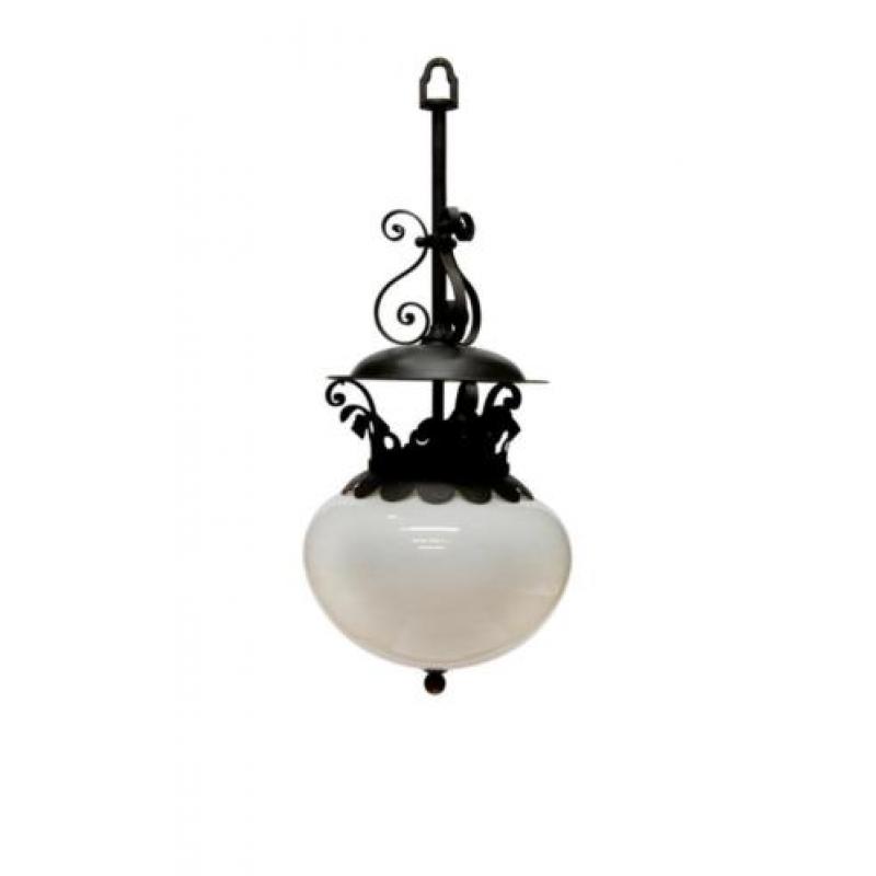 Klassiek Hanglamp, Koperen Hanglamp, Antieke Hanglamp