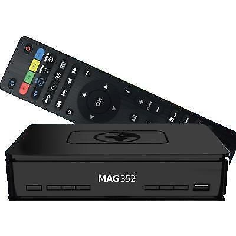 MAG 351 / 352 4K UHD IPTV ontvanger de snelste MAG IPTV box