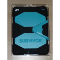 Griffin Survivor Apple iPad Air 2 hoes zwart-licht blauw