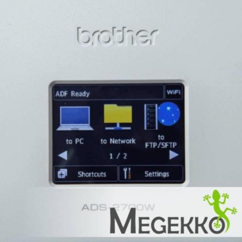 Brother ADS-2700W ADF scanner 600 x 600DPI A4 Zwart, Wit s..