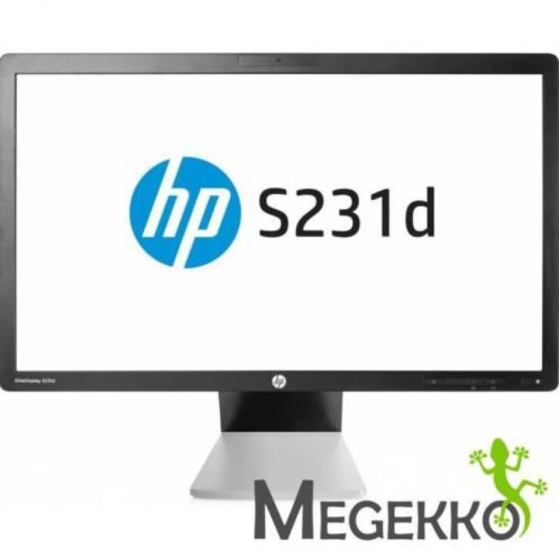 HP EliteDisplay S231d 23" Zwart Full HD