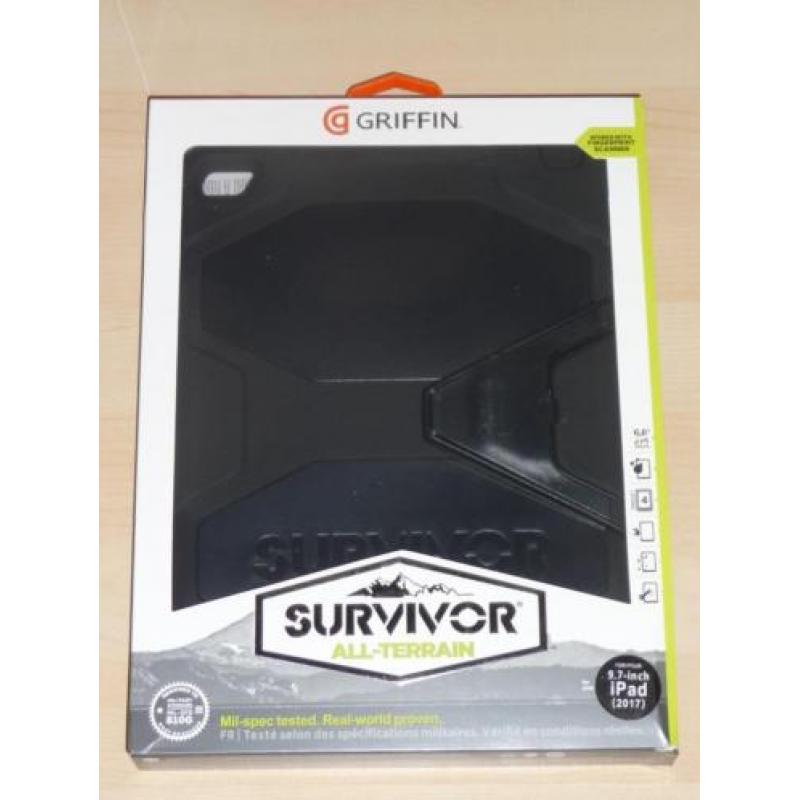 Griffin Survivor Apple iPad 2017 & 2018 hoes zwart