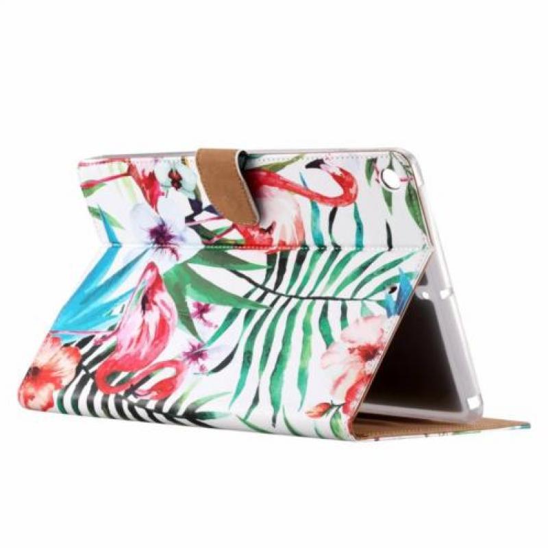 Ntech iPad 9.7 inch (2018) / (2017) Tropische Flamingo Desi