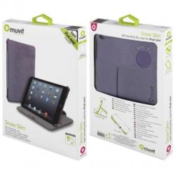 Muvit Snow Slim Stand Case Violet voor Apple iPad Mini / iP